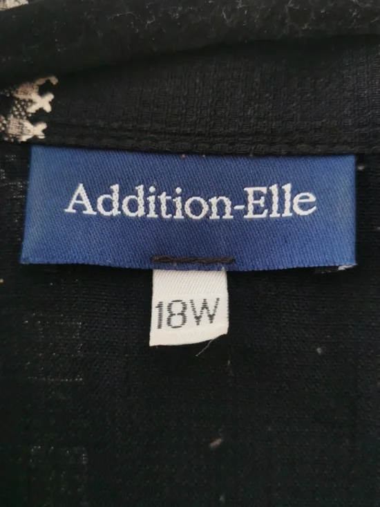 Womens Vintage Addition Elle Patchwork Floral ButtonDown Blouse Size 18W - Picture 5 of 6